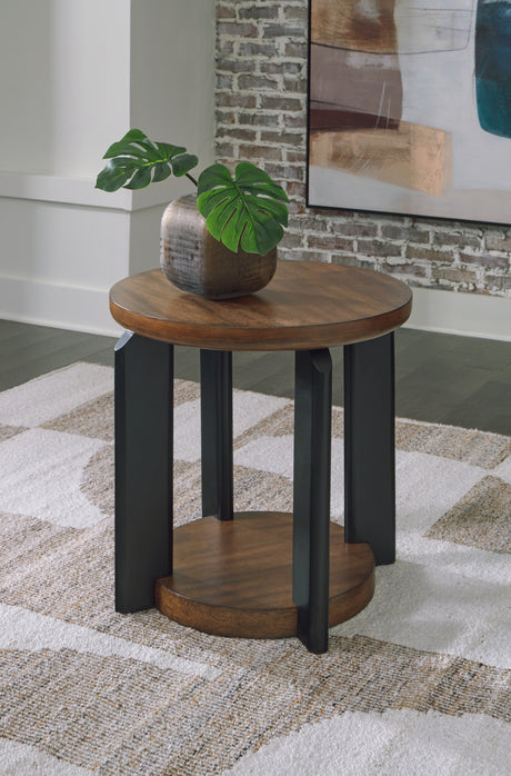 Furniture City Houma - Ashley Furniture - Kraeburn End Table - Round End Table - T624-6