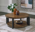Furniture City Houma - Ashley Furniture - Kraeburn Coffee Table - Round Cocktail Table - T624-8