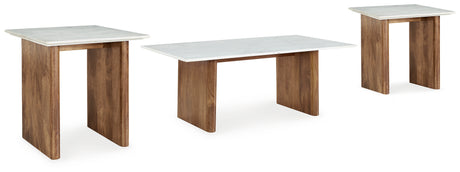 Furniture City Houma - Ashley Furniture - Isanti Coffee Table and 2 End Tables - Coffee Table and 2 End Tables - T662T1