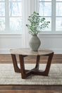 Furniture City Houma - Ashley Furniture - Tanidore Coffee Table - Round Cocktail Table - T667-8