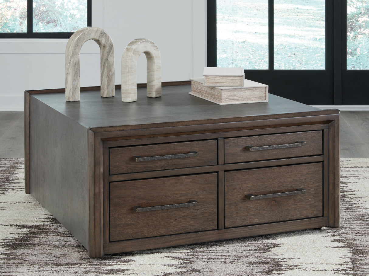 Furniture City Houma - Ashley Furniture - Kallenny Coffee Table - Square Cocktail Table - T669-8