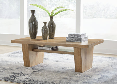 Furniture City Houma - Ashley Furniture - Kristiland Coffee Table - Rectangular Cocktail Table - T674-1