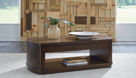 Furniture City Houma - Ashley Furniture - Korestone Lift-Top Coffee Table - Lift Top Cocktail Table - T679-9