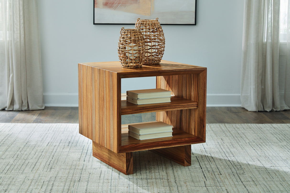 Furniture City Houma - Ashley Furniture - Dressonni End Table - Square End Table - T690-2