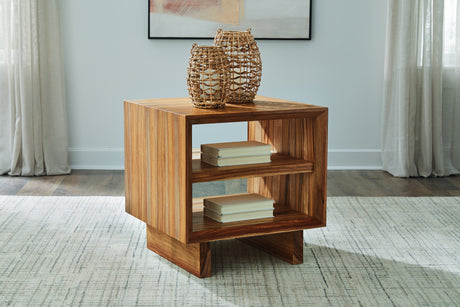 Furniture City Houma - Ashley Furniture - Dressonni End Table - Square End Table - T690-2