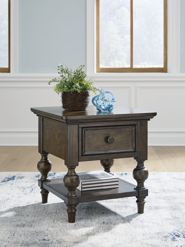 Furniture City Houma - Ashley Furniture - Veramond End Table - Square End Table - T694-2