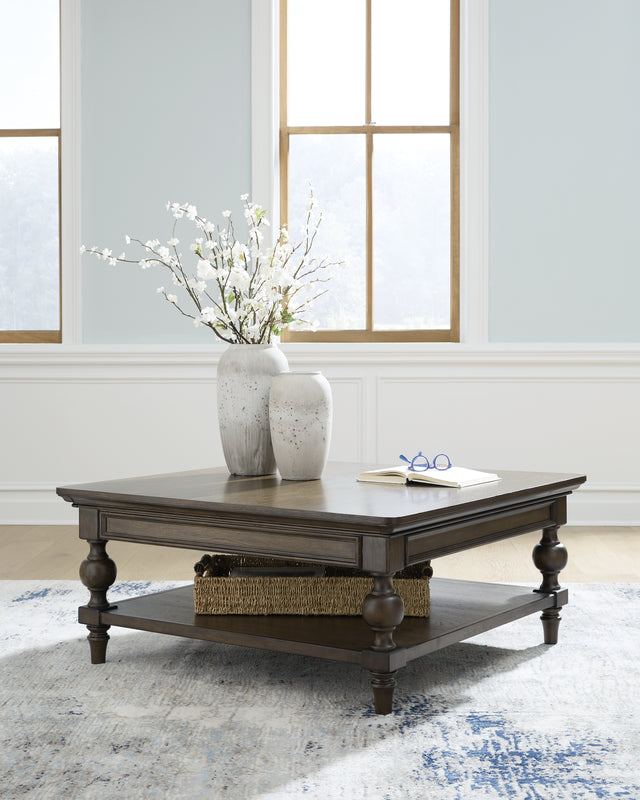 Furniture City Houma - Ashley Furniture - Veramond Coffee Table - Square Cocktail Table - T694-8