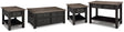 Furniture City Houma - Ashley Furniture - Tyler Creek Coffee Table and 2 End Tables with Console - Coffee Table and 2 End Tables with Console - T736T3