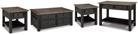 Furniture City Houma - Ashley Furniture - Tyler Creek Coffee Table and 2 End Tables with Console - Coffee Table and 2 End Tables with Console - T736T3