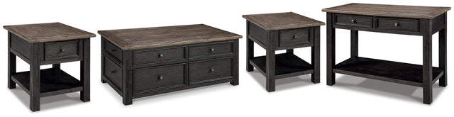 Furniture City Houma - Ashley Furniture - Tyler Creek Coffee Table and 2 End Tables with Console - Coffee Table and 2 End Tables with Console - T736T3