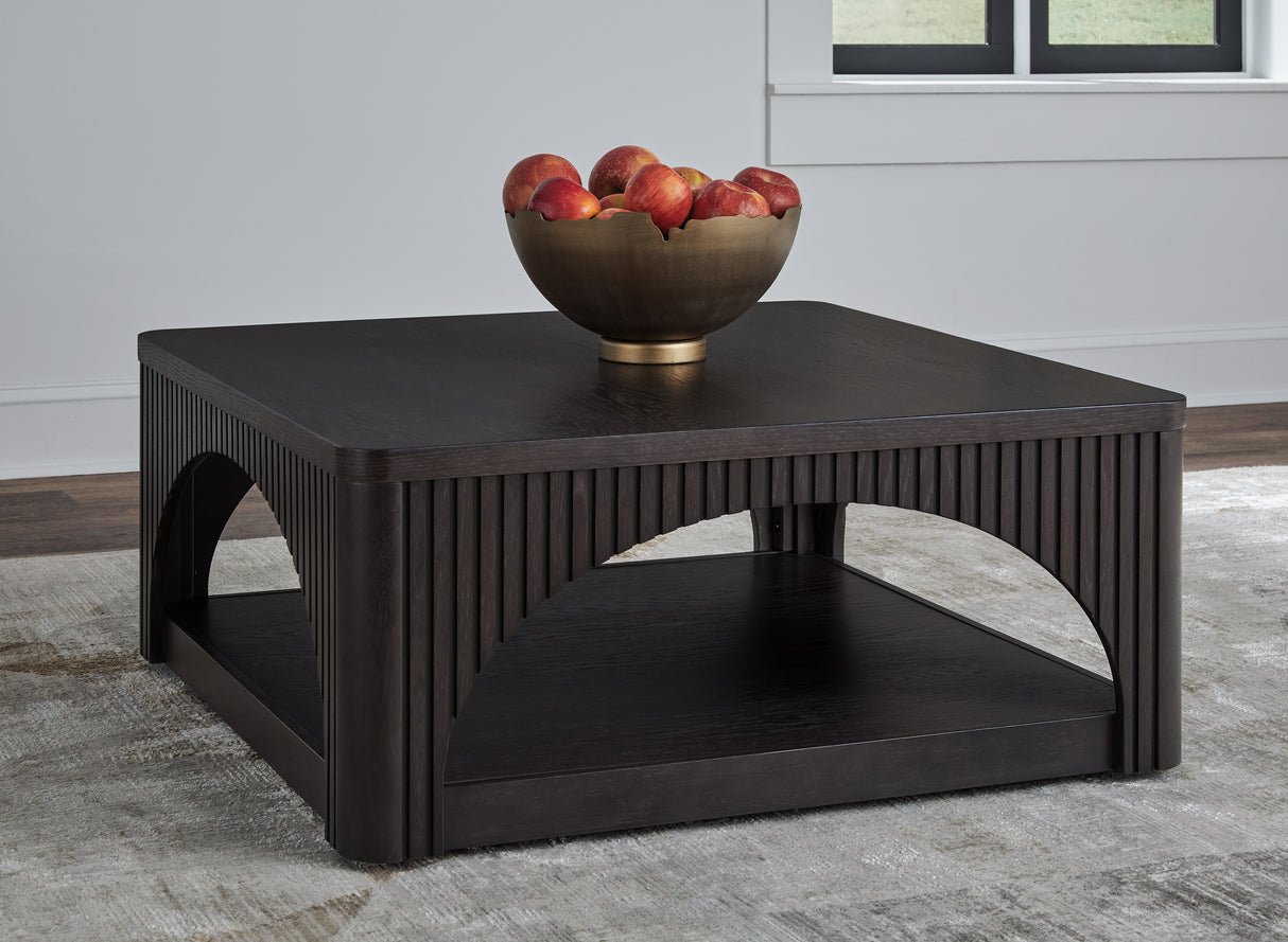 Furniture City Houma - Ashley Furniture - Yellink Coffee Table - Square Cocktail Table - T760-8