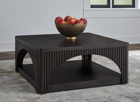 Furniture City Houma - Ashley Furniture - Yellink Coffee Table - Square Cocktail Table - T760-8