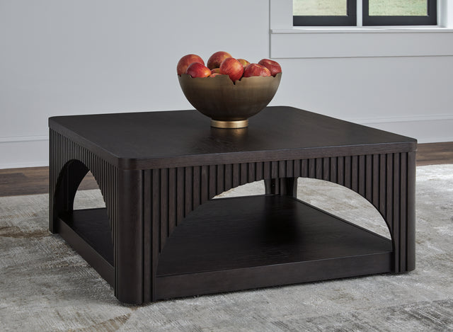 Furniture City Houma - Ashley Furniture - Yellink Coffee Table - Square Cocktail Table - T760-8