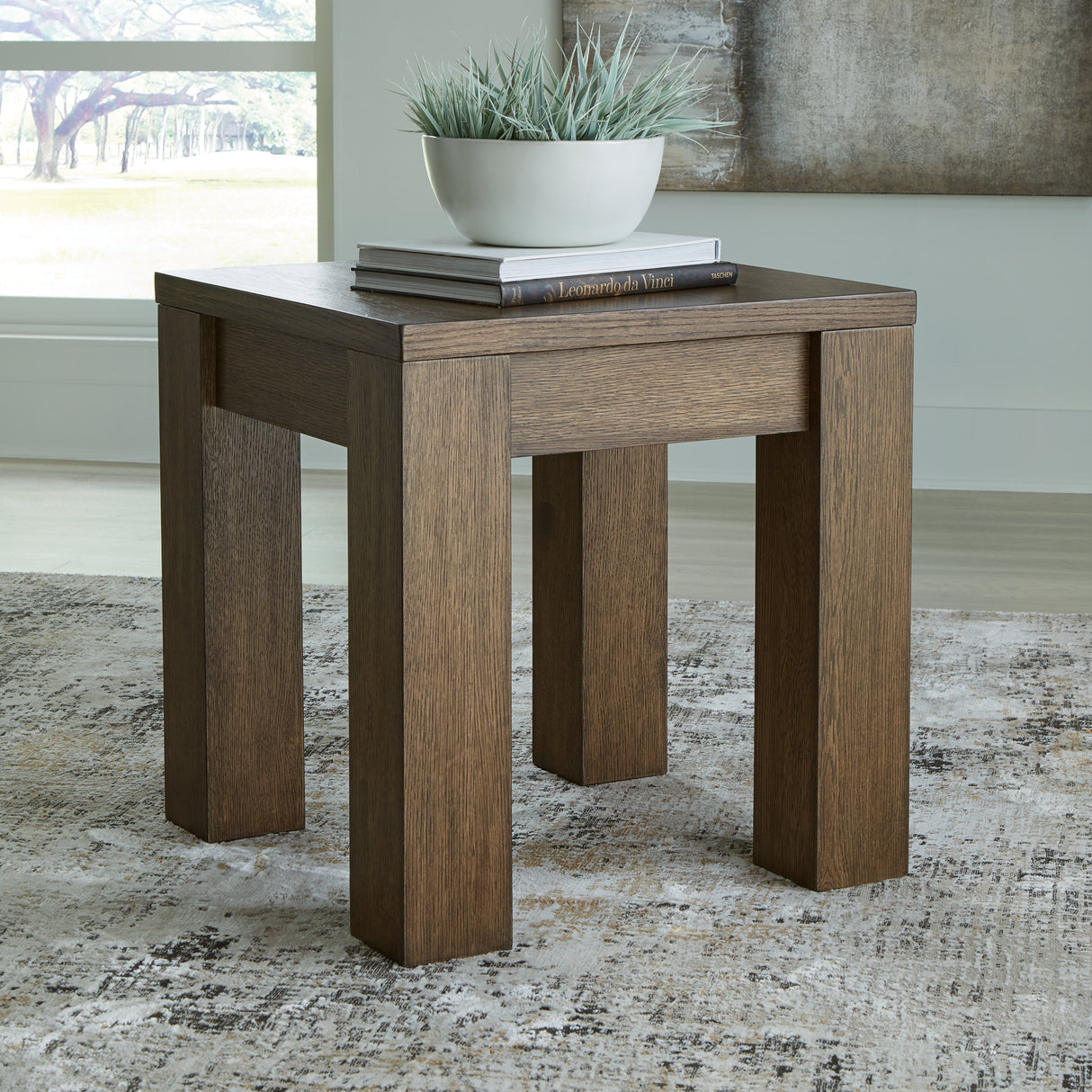 Furniture City Houma - Ashley Furniture - Rosswain End Table - Square End Table - T763-2