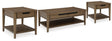 Furniture City Houma - Ashley Furniture - Roanhowe Coffee Table and 2 End Tables - Coffee Table and 2 End Tables - T769T1