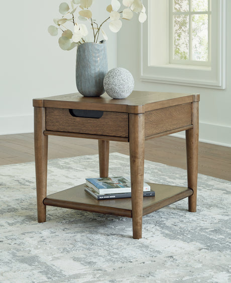Furniture City Houma - Ashley Furniture - Roanhowe End Table - Rectangular End Table - T769-3