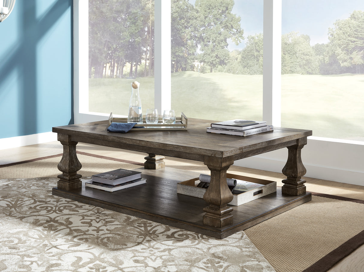 Johnelle Coffee Table, 2 End Tables and Sofa Table