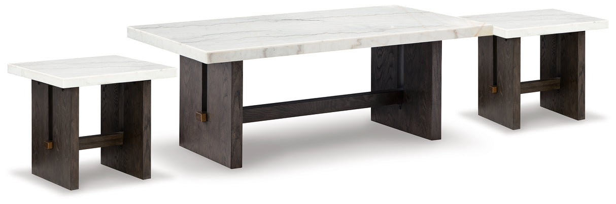 Furniture City Houma - Ashley Furniture - Burkhaus Coffee Table and 2 Ends - Coffee Table and 2 Ends - T779T1