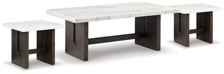 Furniture City Houma - Ashley Furniture - Burkhaus Coffee Table and 2 Ends - Coffee Table and 2 Ends - T779T1