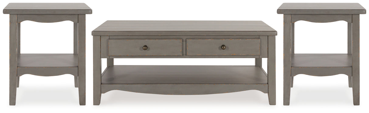 Furniture City Houma - Ashley Furniture - Charina Coffee Table and 2 End Tables - Coffee Table and 2 End Tables - T784T1