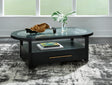 Furniture City Houma - Ashley Furniture - Winbardi Coffee Table - Oval Cocktail Table - T786-0