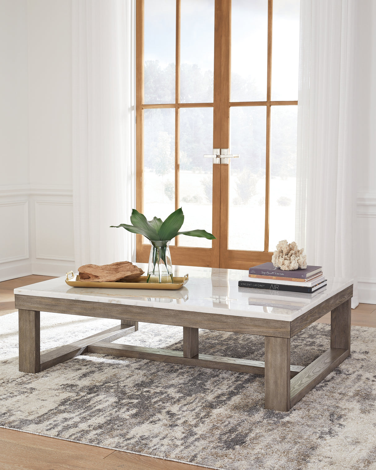 Furniture City Houma - Ashley Furniture - Loyaska Coffee Table - Rectangular Cocktail Table - T789-1
