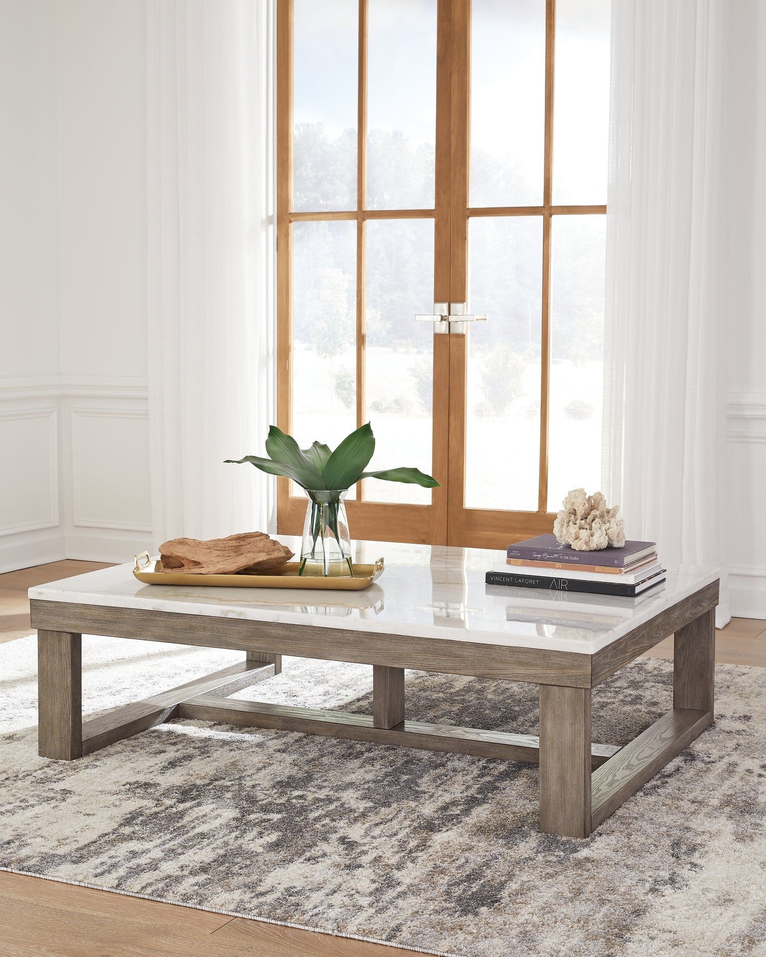 Furniture City Houma - Ashley Furniture - Loyaska Coffee Table - Rectangular Cocktail Table - T789-1