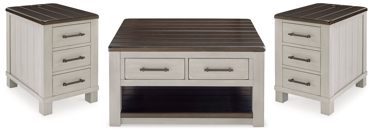 Furniture City Houma - Ashley Furniture - Darborn Lift-top Coffee Table and 2 Chairside End Tables - Lift-top Coffee Table and 2 Chairside End Tables - T796T1