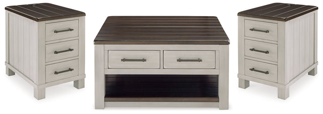 Furniture City Houma - Ashley Furniture - Darborn Lift-top Coffee Table and 2 Chairside End Tables - Lift-top Coffee Table and 2 Chairside End Tables - T796T1