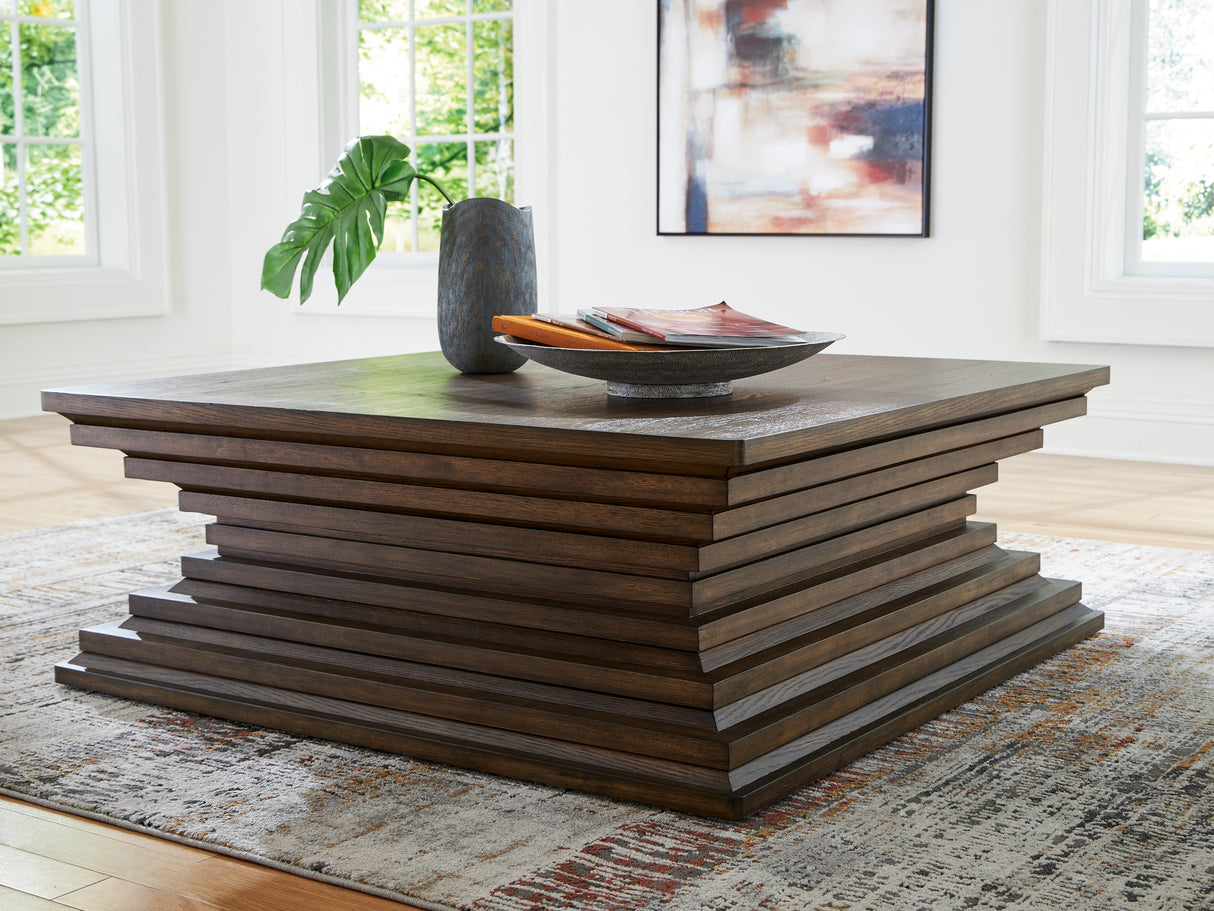 Furniture City Houma - Ashley Furniture - Hannodream Coffee Table - Square Cocktail Table - T821-8