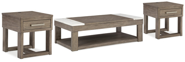 Furniture City Houma - Ashley Furniture - Loyaska Lift-top Coffee Table and 2 End Tables - Lift-top Coffee Table and 2 End Tables - T854T1