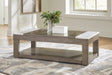 Furniture City Houma - Ashley Furniture - Loyaska Lift-Top Coffee Table - Lift Top Cocktail Table - T854-9
