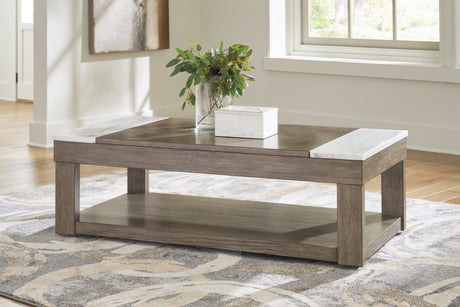 Furniture City Houma - Ashley Furniture - Loyaska Lift-Top Coffee Table - Lift Top Cocktail Table - T854-9