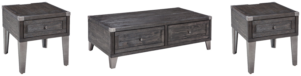 Furniture City Houma - Ashley Furniture - Todoe Coffee Table and 2 End Tables - Coffee Table and 2 End Tables - T901T2