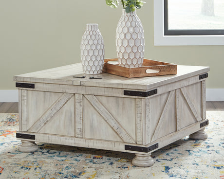 Furniture City Houma - Ashley Furniture - Carynhurst Coffee Table - Cocktail Table with Storage - T929-20