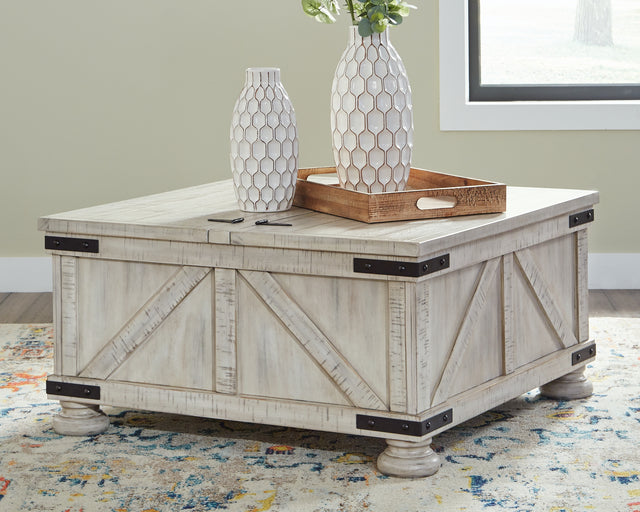 Furniture City Houma - Ashley Furniture - Carynhurst Coffee Table - Cocktail Table with Storage - T929-20