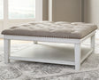 Furniture City Houma - Ashley Furniture - Kanwyn Upholstered Ottoman Coffee Table - UPH Ottoman Cocktail Table - T937-21
