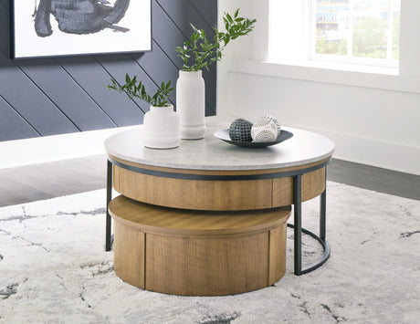 Furniture City Houma - Ashley Furniture - Fridley Nesting Coffee Table (Set of 2) - Nesting Cocktail Tables (Set of 2) - T964-8