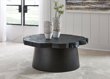 Furniture City Houma - Ashley Furniture - Wimbell Coffee Table - Round Cocktail Table - T970-8