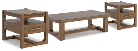 Furniture City Houma - Ashley Furniture - Cabalynn Coffee Table and 2 End Tables - Coffee Table and 2 End Tables - T974T1