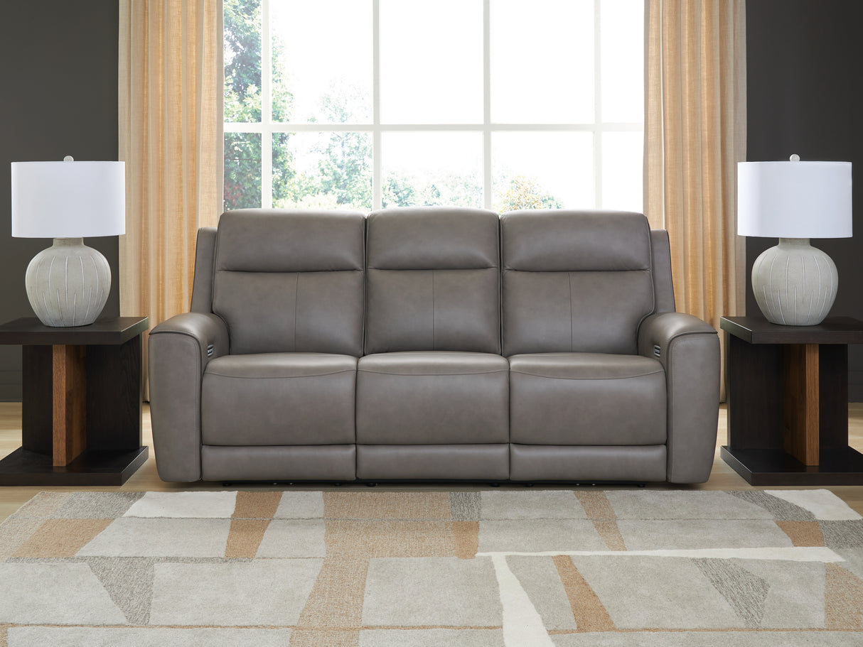 Furniture City Houma - Ashley Furniture - 5Z-Comfort Power Reclining Sofa - PWR REC Sofa with ADJ Headrest - PCU1090015