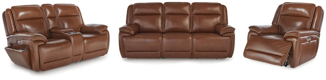 Furniture City Houma - Ashley Furniture - Healy Pier Power Reclining Sofa, Loveseat and Recliner - Power Reclining Sofa, Loveseat and Recliner - U11204U2