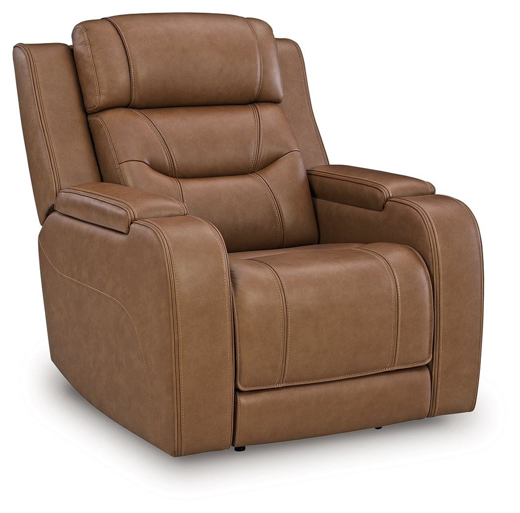 Knightington Power Recliner with Audio Seating