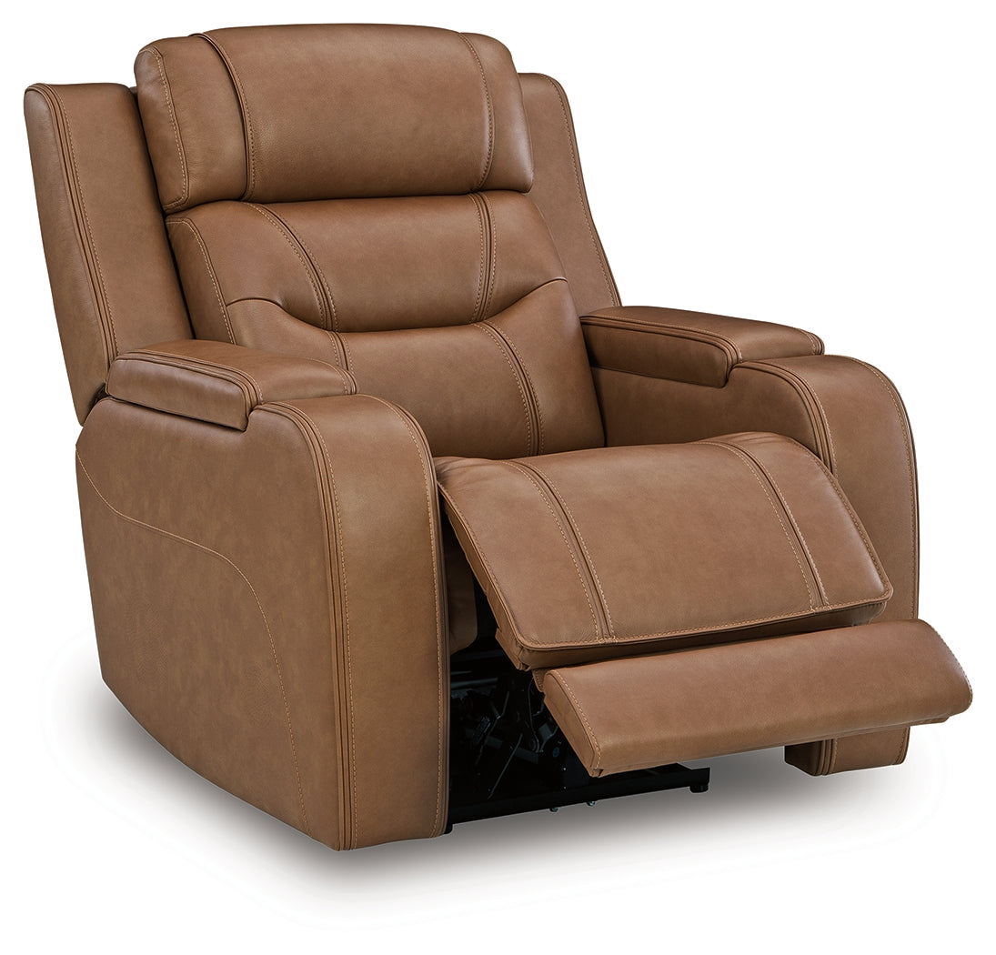 Knightington Power Recliner with Audio Seating