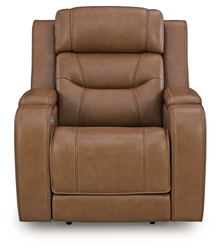 Knightington Power Recliner with Audio Seating