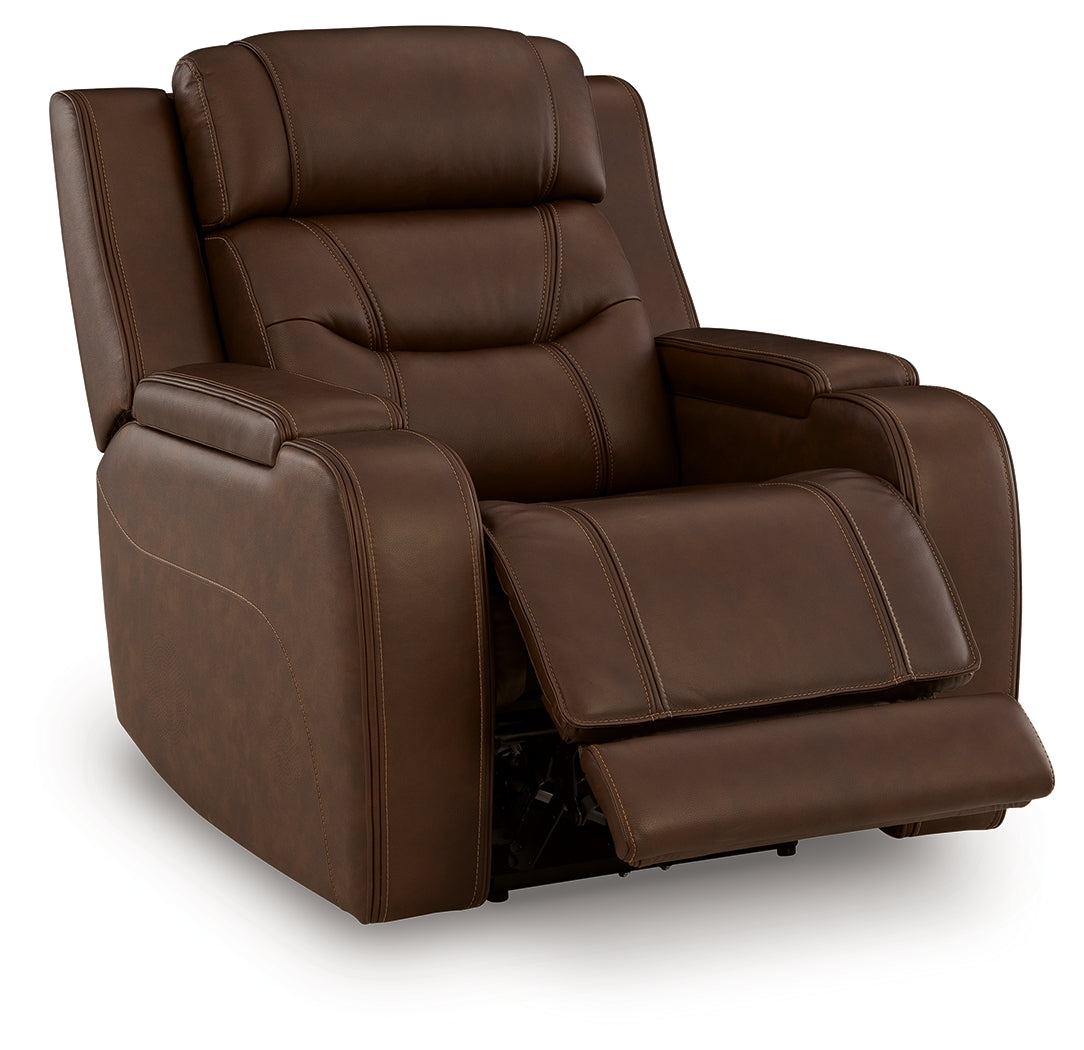 Knightington Power Recliner with Audio Seating