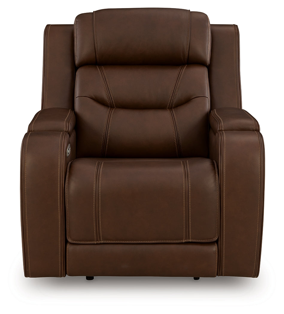 Knightington Power Recliner with Audio Seating