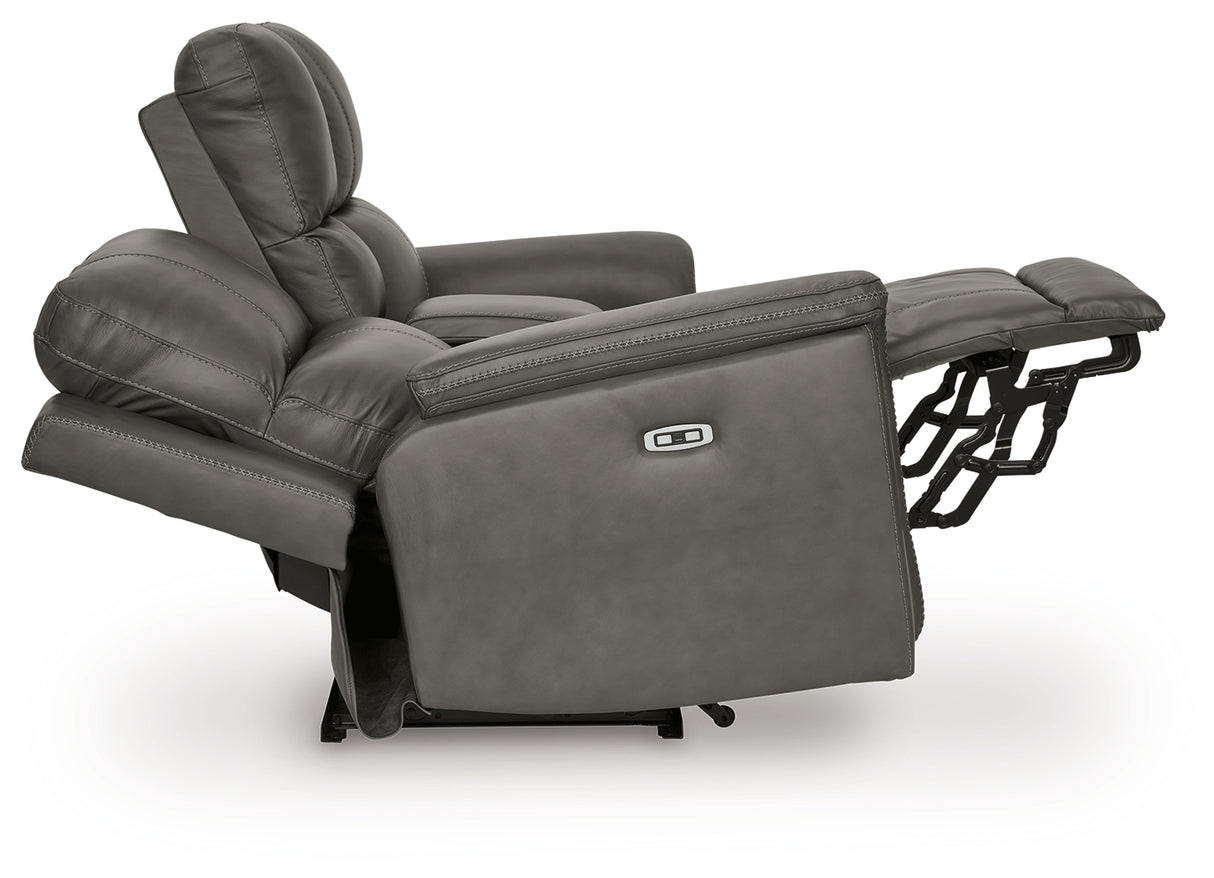 Bleckley Power Reclining Loveseat with Console