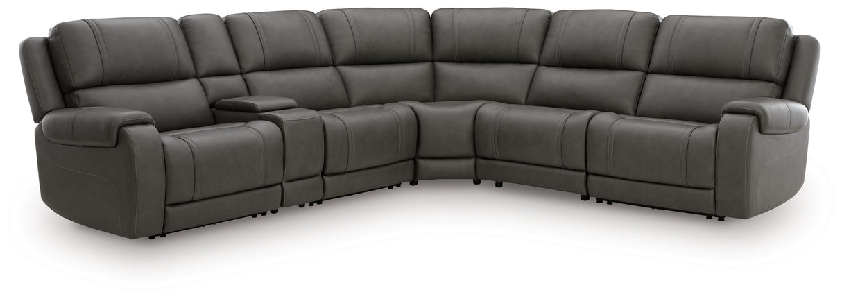 5Z - Pittson 6-Piece Power Reclining Sectional