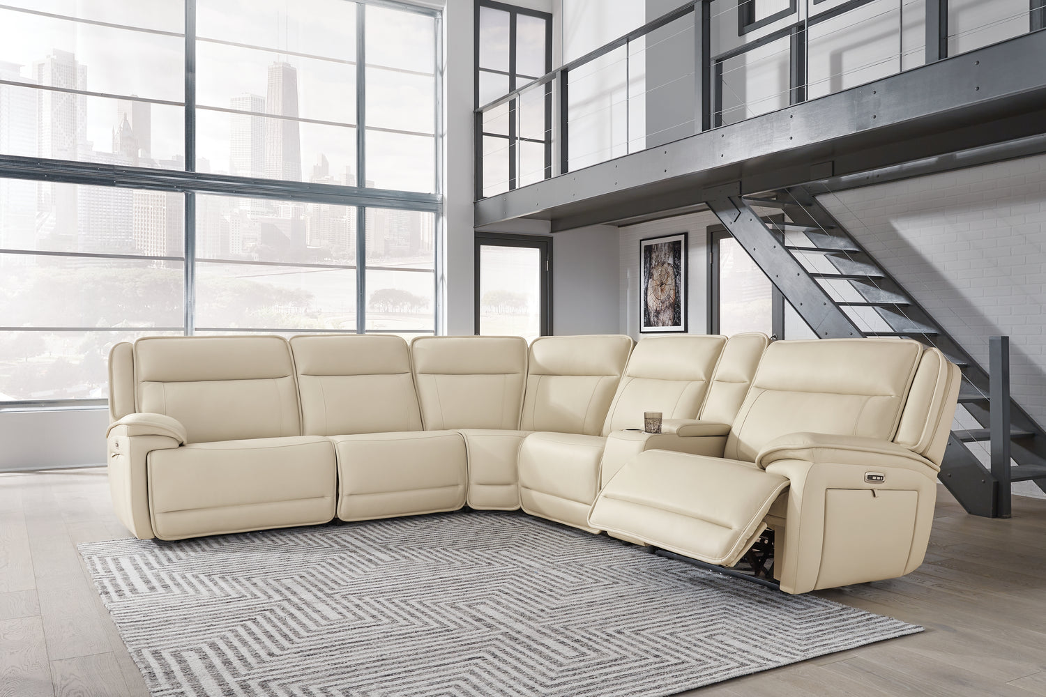 Furniture City Houma - Ashley Furniture - Double Deal 6-Piece Power Reclining Sectional - 6-Piece Power Reclining Sectional - U13001S1